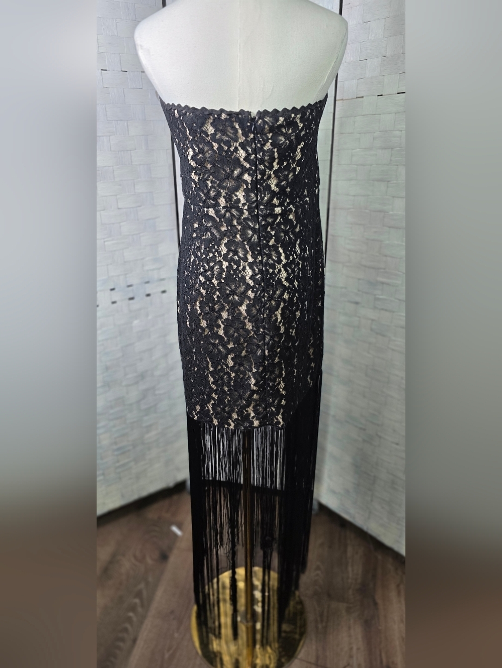 LULU'S Strapless Fringe Dress - Picture 5 of 10